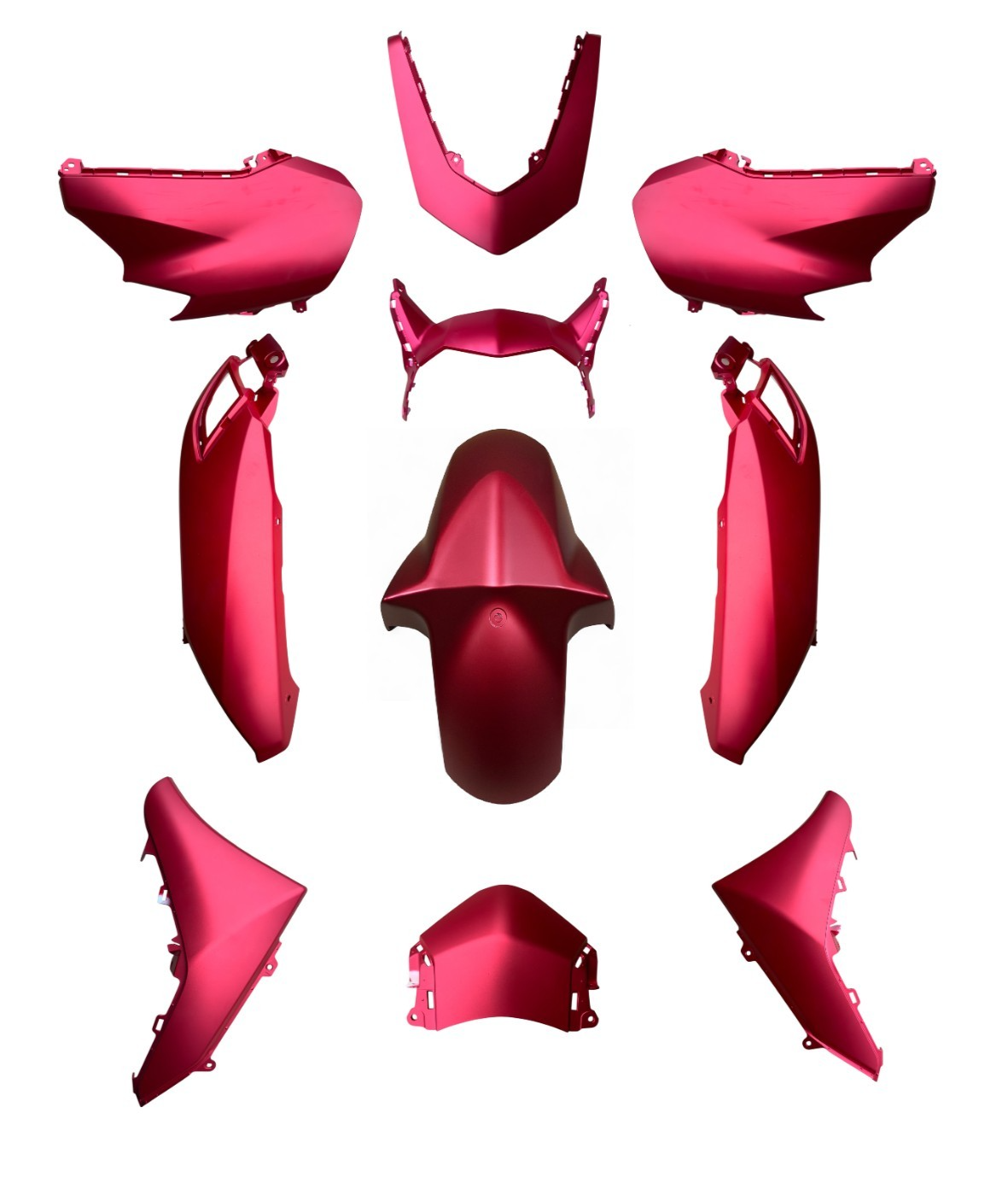 Yamaha NMAX GPD 125 NMAX 2020–24 Full Body Panel Cover Kit-Matte Red