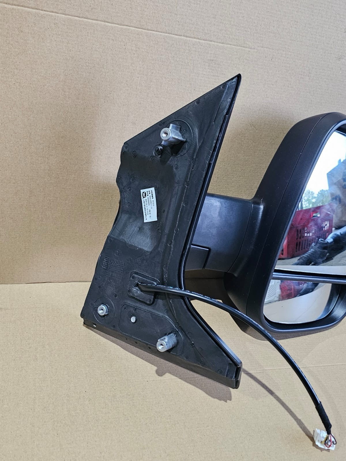 Door Mirror Maxus Deliver 9 ( Long Arm) Right 2020 - 2025. Luton Tipper Dropside