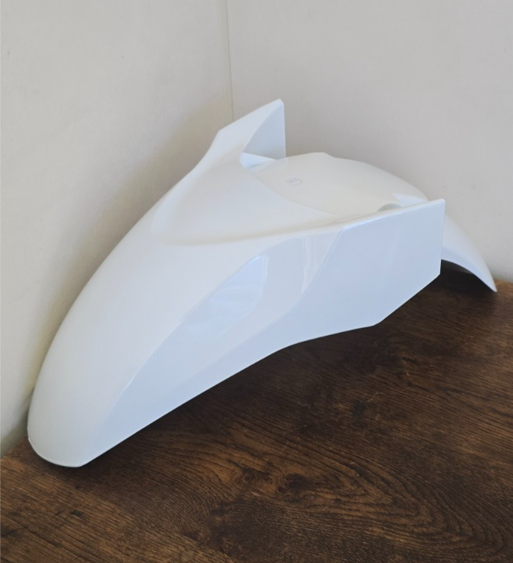 MUDGUARD FRONT FENDER Fits HONDA PCX125 2021 - 2024 White PART No 61100-KIZ J100