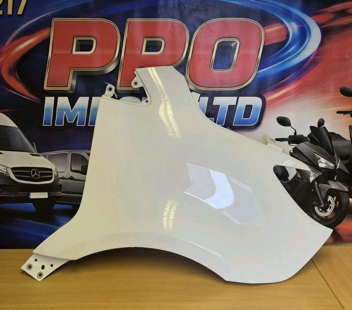 MERCEDES BENZ SPRINTER 2018-24 W907 DRIVER SIDE FRONT RIGHT WING PANEL WHITE