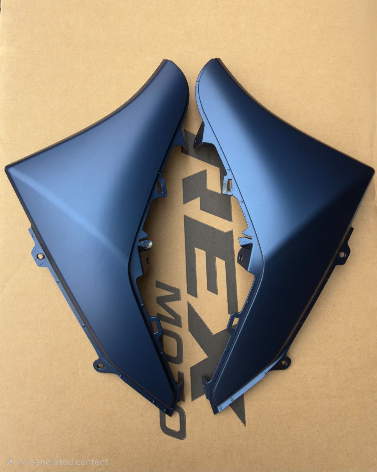 Yamaha Nmax Gpd125-a 125 2021 - 2024 Right & Left Lower Fairing Panel Matte Blue