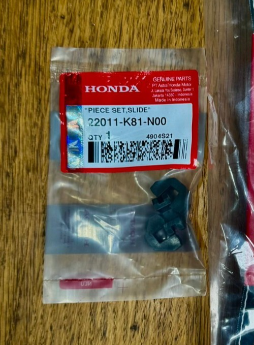 Genuine Honda Vision 20102012 2013 2014 2015 Belt Kit Rollers Sliders 🇬🇧