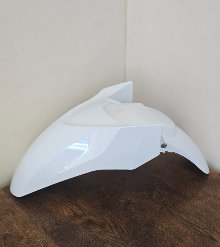 MUDGUARD FRONT FENDER Fits HONDA PCX125 2021 - 2024 White PART No 61100-KIZ J100