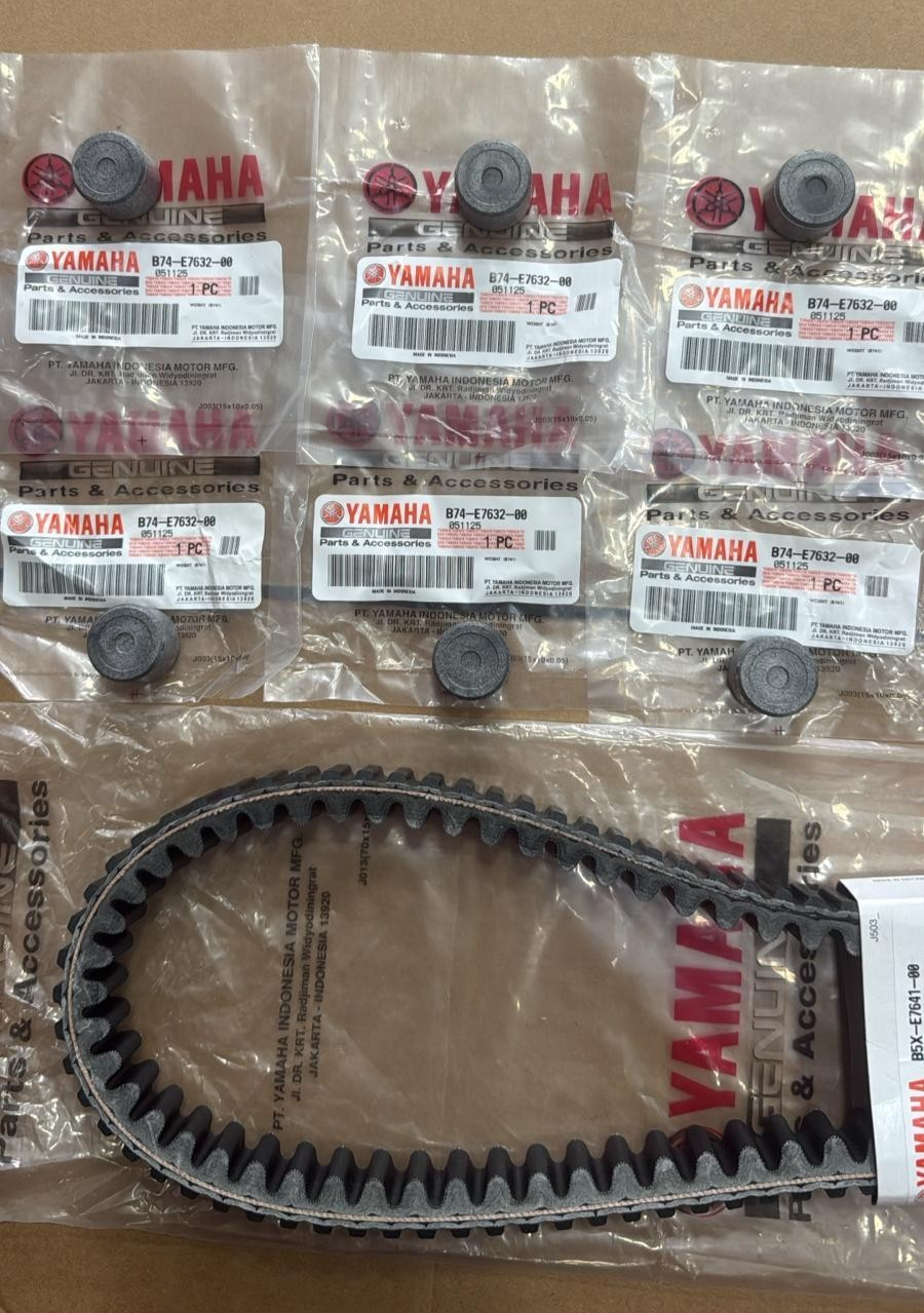 Genuine Yamaha XMAX 250/300cc & Tricity 300 2017-2025 Kit Belt/Rollers/Sliders