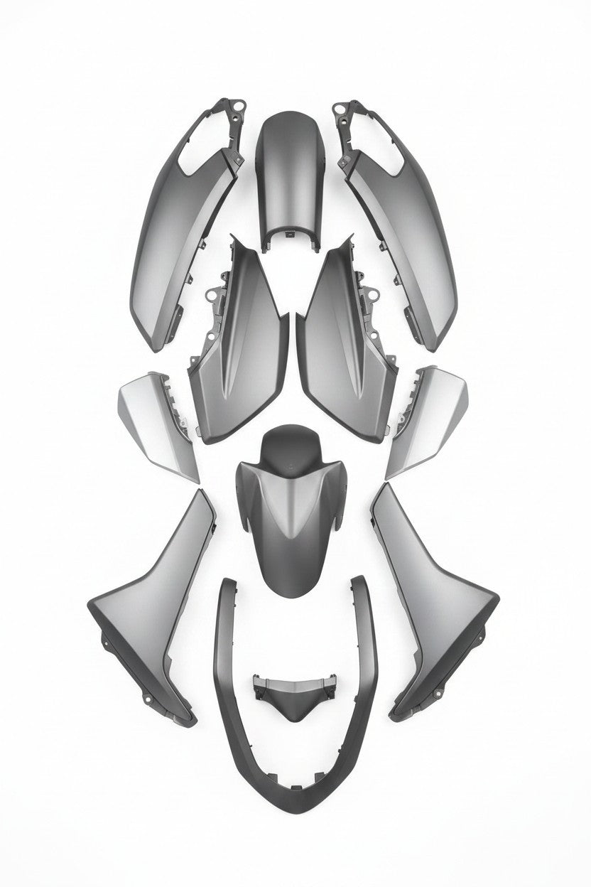 Yamaha NMAX 125 2015-2020 Full Body Panel Fairing Set MATT GREY NMX-FULBOD-BLK