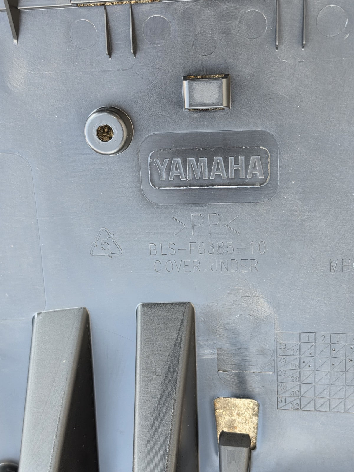 Genuine YAMAHA Nmax 2025 Part  Cover, Under, BLS-F8385-10 OEM 