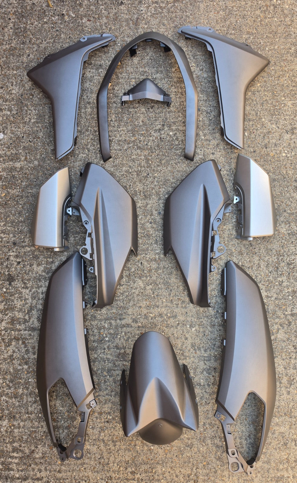 Yamaha NMAX 125 2015-2020 Full Body Panel Fairing Set MATT GREY NMX-FULBOD-BLK