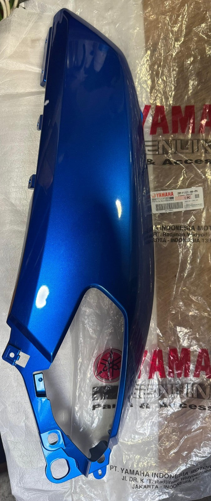 Genuine Yamaha NMAX 125 2015–2020 Right Side Cover 2DP-F1721-00-P0 Blue