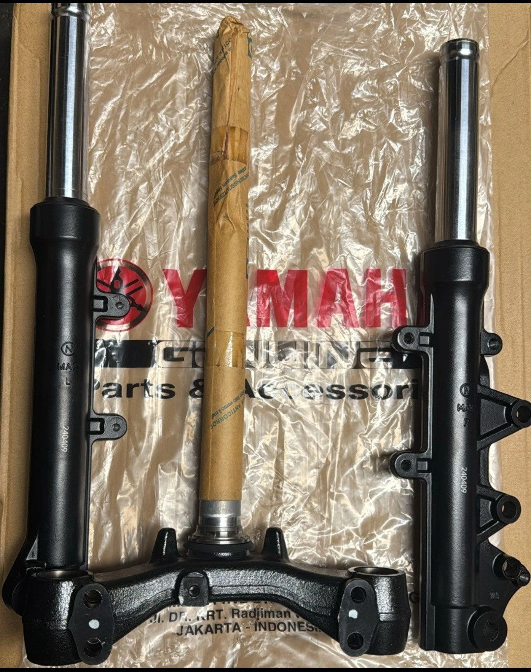 Yamaha Nmax Front FORKS AND YOKE COMPLETE SETN-MAX B6H 2021-2024