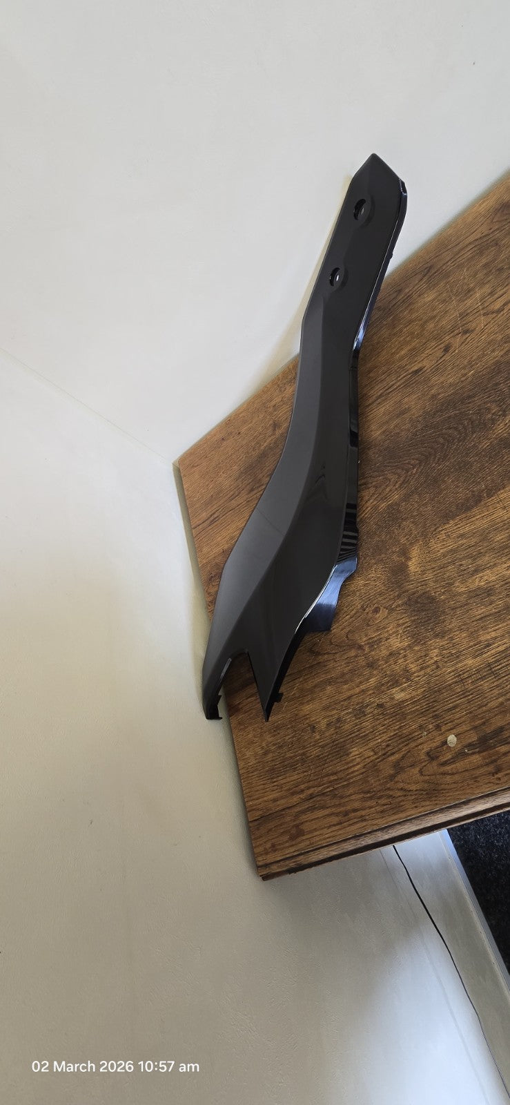 YAMAHA NMAX 125 V3 LEFT SIDE COVER PANEL FAIRING BLACK GLOSS 2025