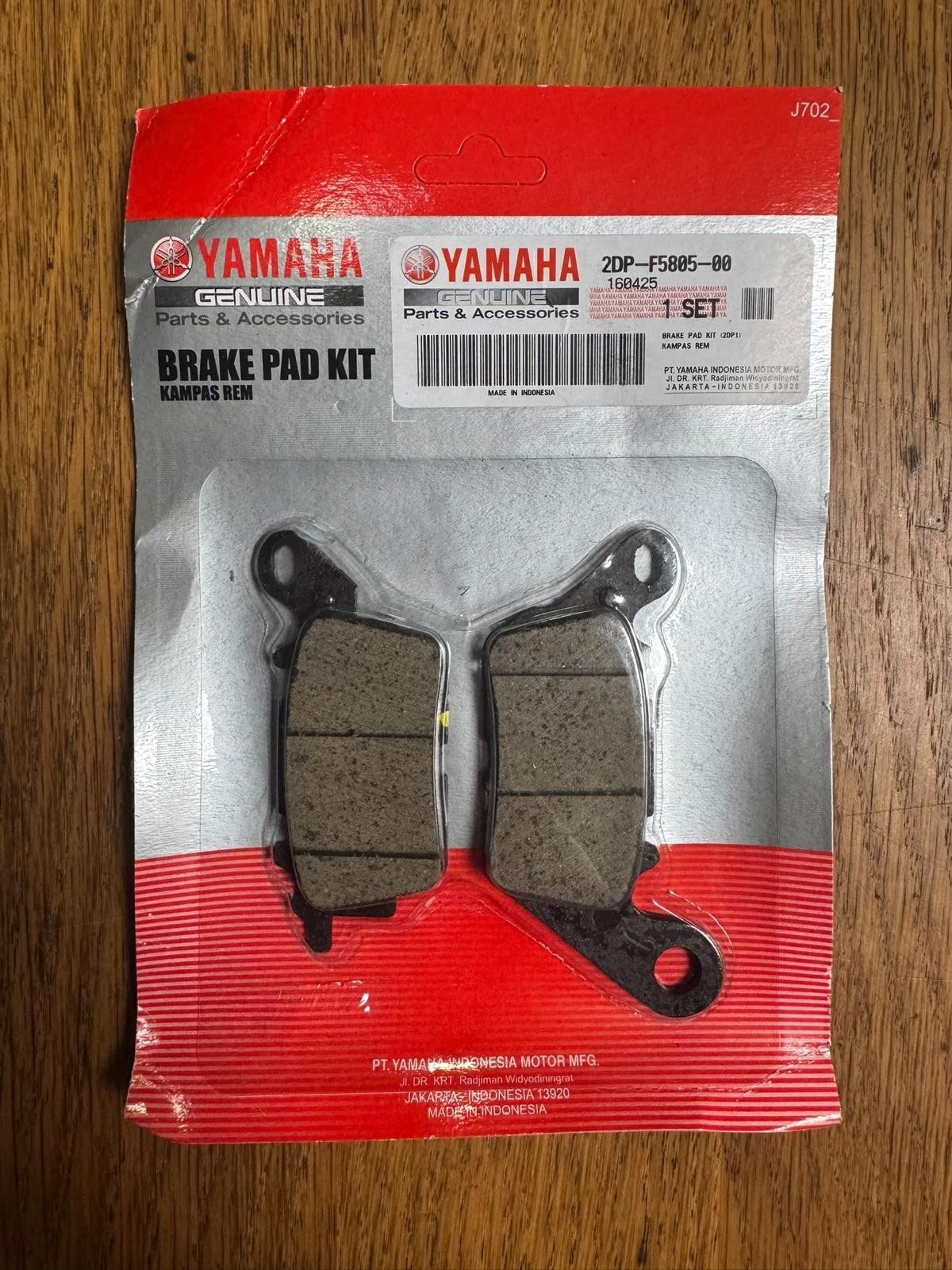 Genuine Yamaha Nmax 2015-2026 Front brake DISC and Front PAD