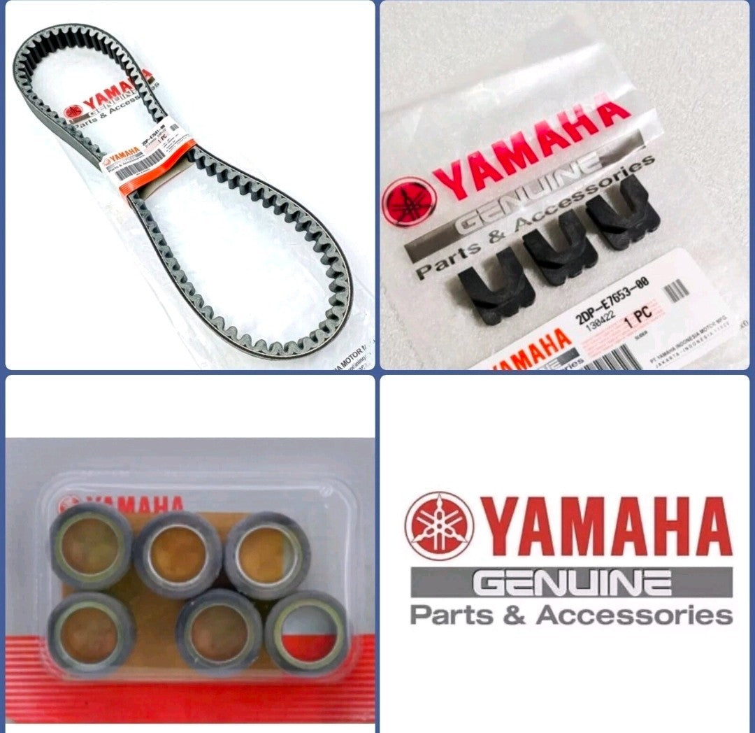 Genuine Yamaha NMAX 2015 2016 2017 2018 2019 2020 Kit Belt+Rollers+Sliders 🇬🇧