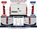 Pair MAXUS DELIVER 9 REAR LIGHT WITH BULBS LEFT & RIGHT 2020-2025 Noon LED