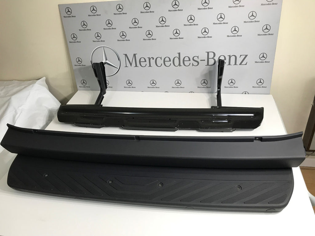 Mercedes Sprinter Rear Bumper Step Metal Bracket+Plastic Cover Fits 2006-18 New