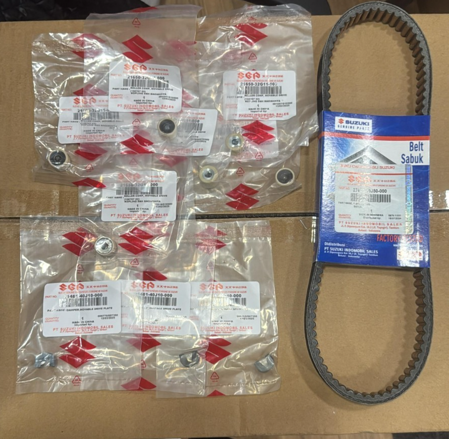 GENUINE SUZUKI UK110 ADDRESS 15-20 CLUTCH DRIVE V-BELT 27601-09J50-0000 Full Kit