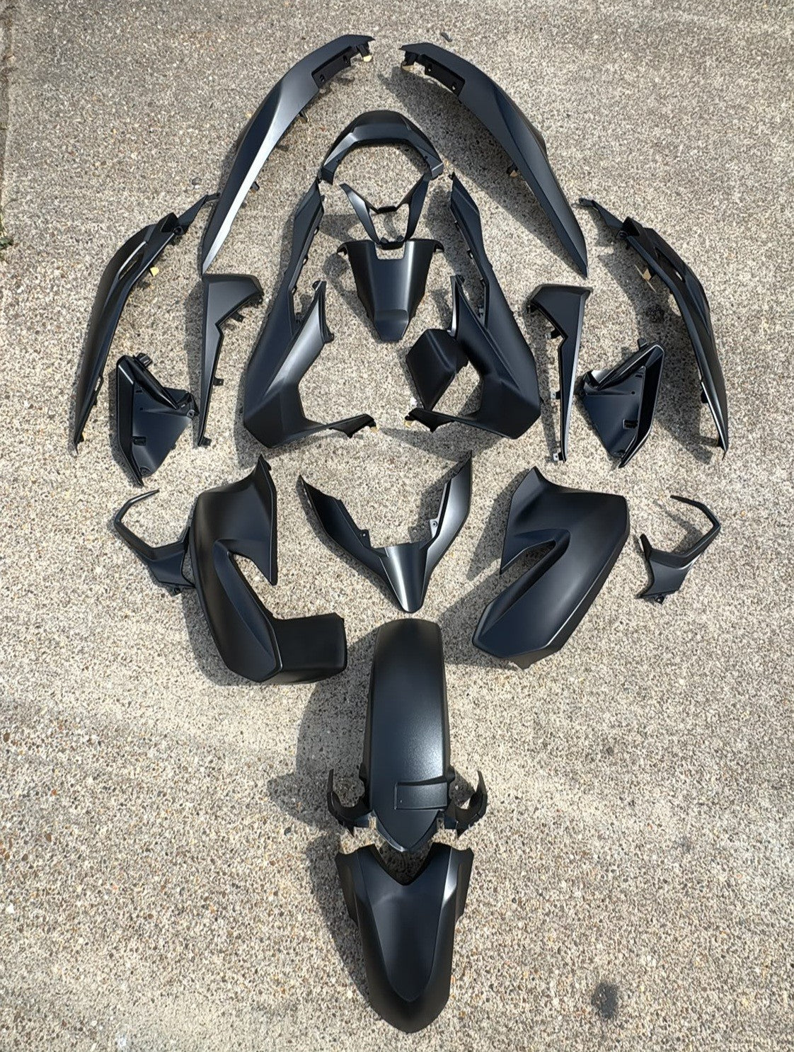 Honda Forza 125 350 NSS 2021 2024  Full Body Fairings Panels Complete BLACK