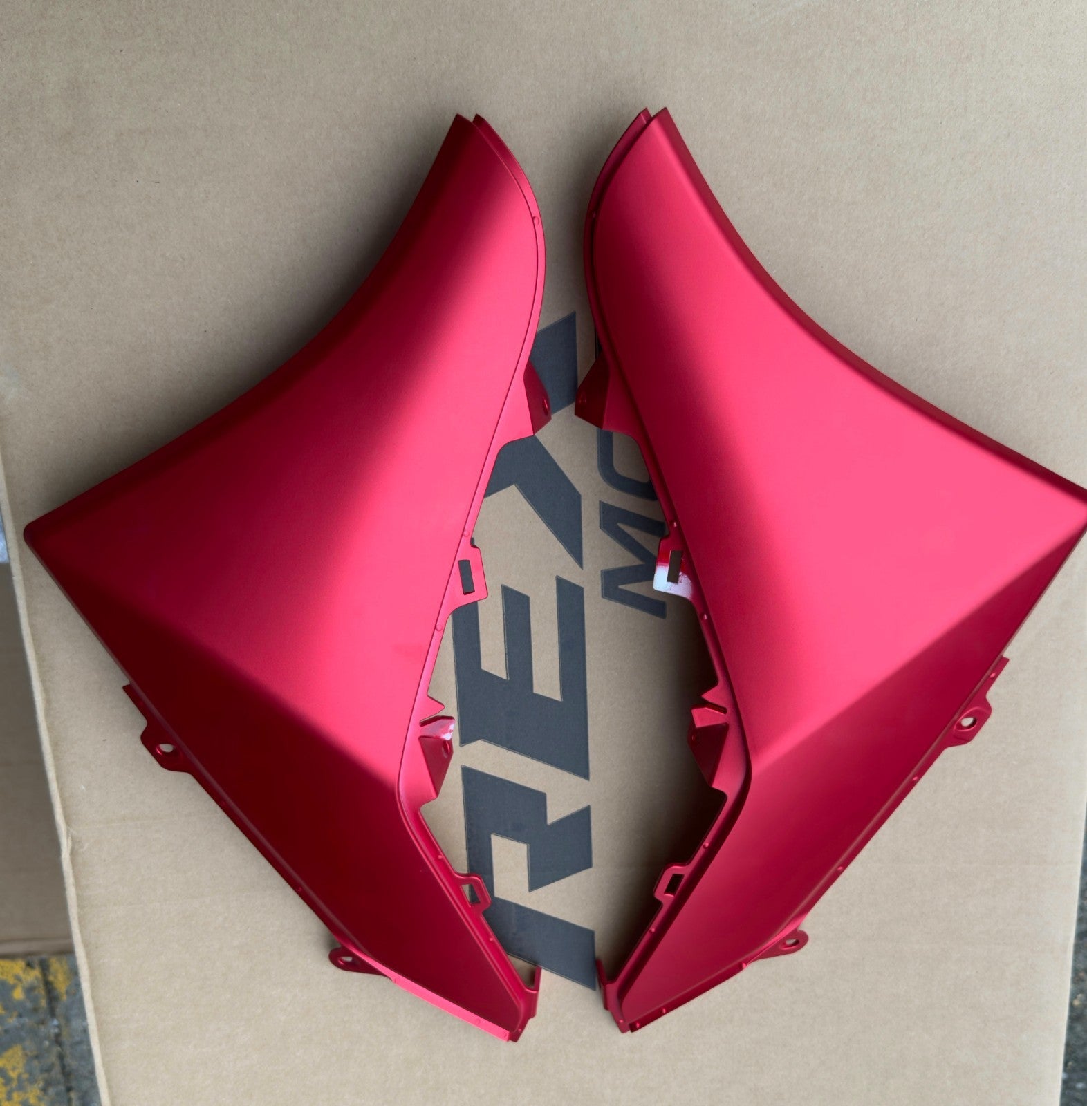 Yamaha Nmax Gpd125-a 125 2021 - 2024 Right & Left Lower Fairing Panel Matte Red
