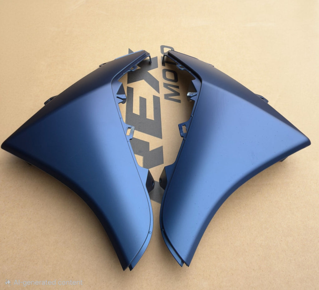 Yamaha Nmax Gpd125-a 125 2021 - 2024 Right & Left Lower Fairing Panel Matte Blue