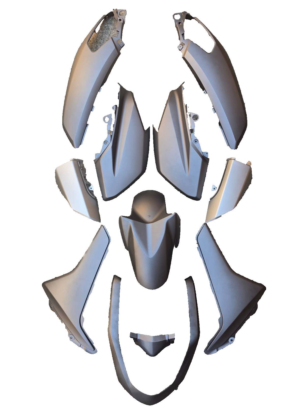 Yamaha NMAX 125 2015-2020 Full Body Panel Fairing Set MATT GREY NMX-FULBOD-BLK