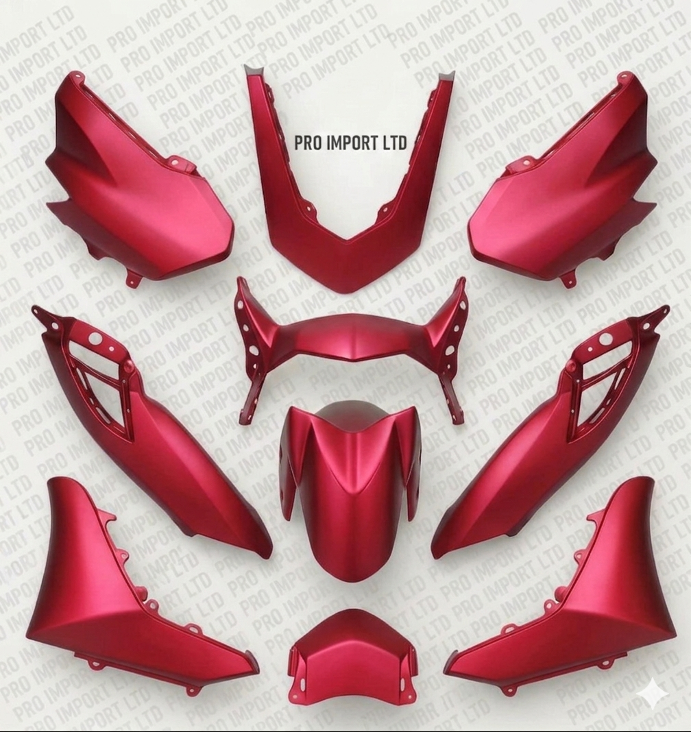 FULL BODY SET FITS YAMAHA NMAX GPD125 2021 - 2024 MATT RED