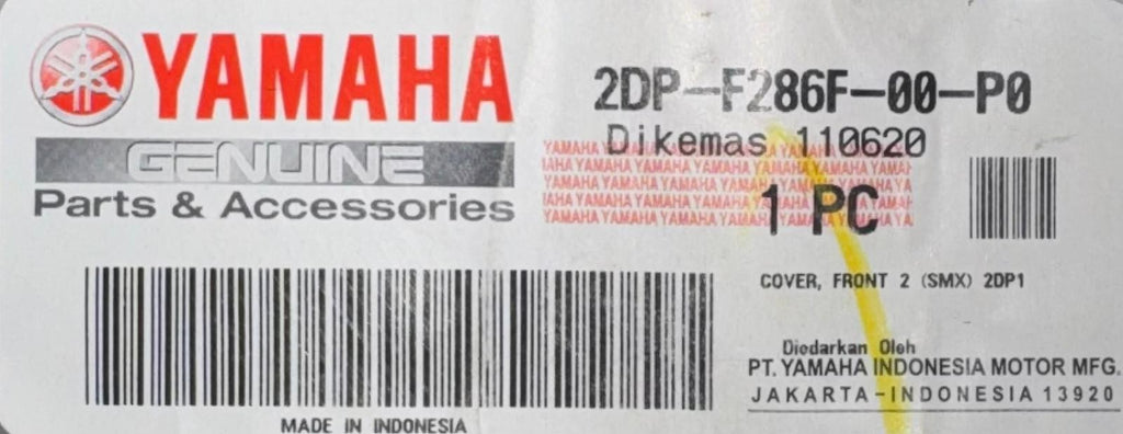 YAMAHA Cover, Front  2DP-F286F-00-P1 OEM GPD125-NMAX GPD125-Black